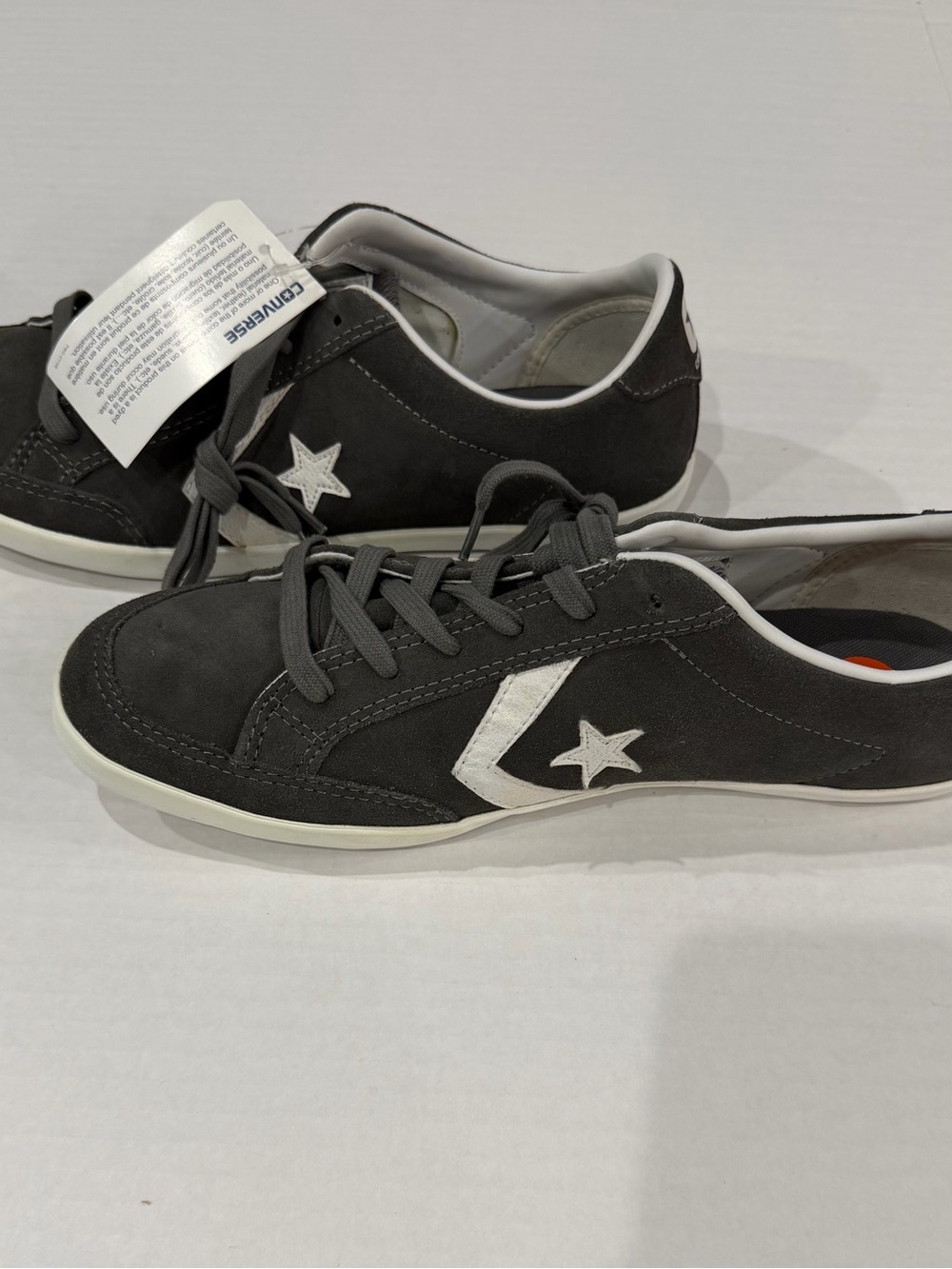 Converse Men’s plumsole Ox Suede Low-Top Sneakers with White Star Accent